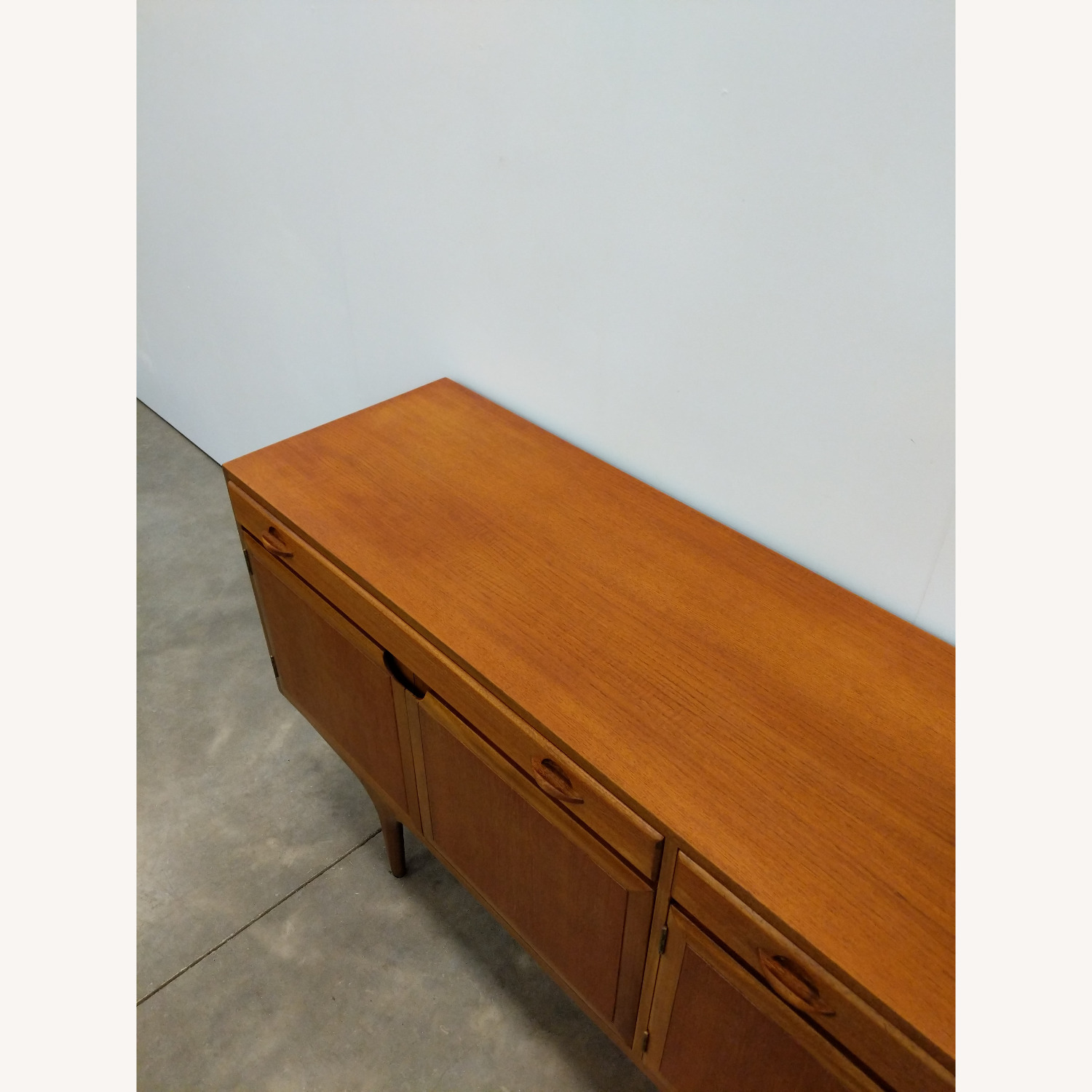 Vintage Mid Century Modern Teak Credenza - image-8