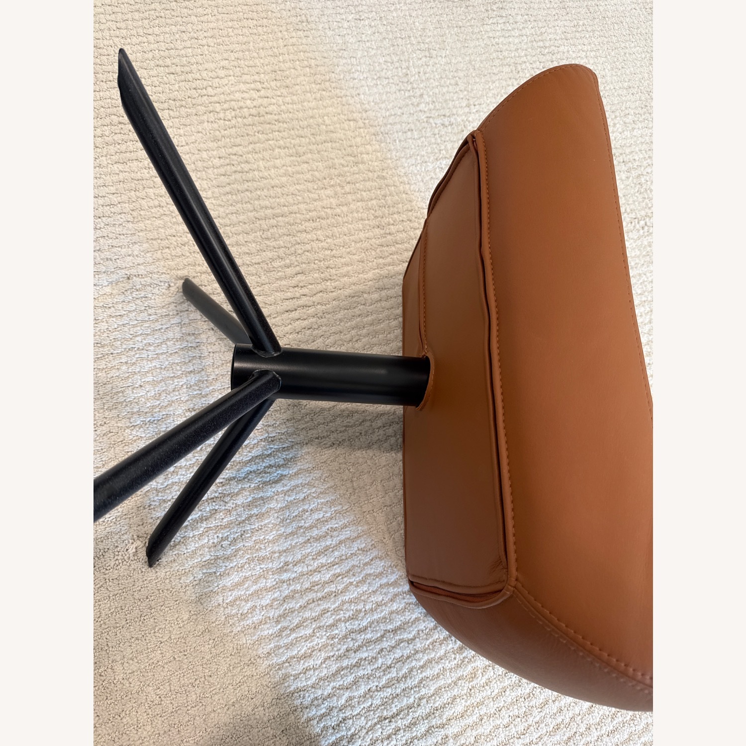 Design Within Reach Noomi Leather Chair + Ottoman - image-6