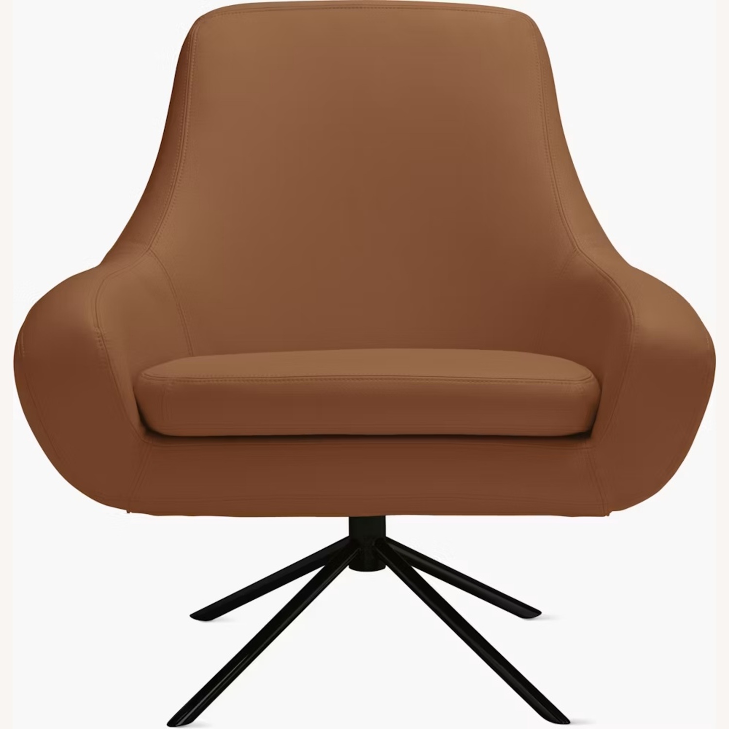 Design Within Reach Noomi Leather Chair + Ottoman - image-8