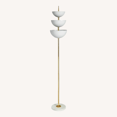 Used Jonathan Adler Lisbon Torchiere Floor Lamp for sale on AptDeco