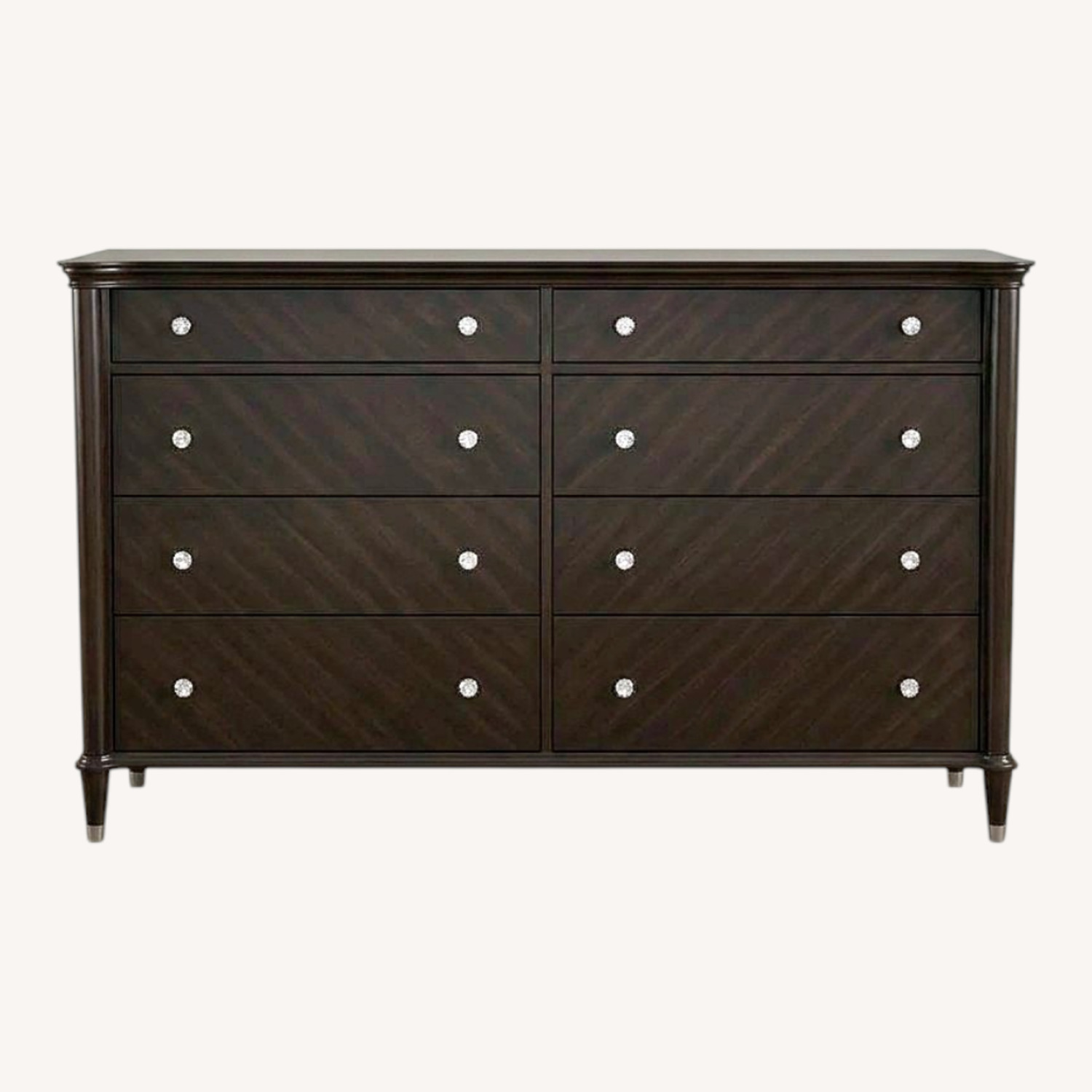 Raymour & Flanigan Dark Brown Wood Dresser - image-0