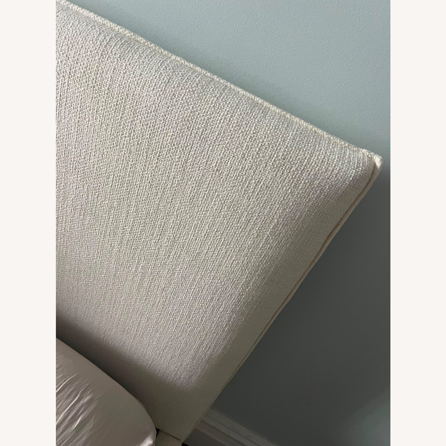CB2 White Fabric Queen Bed - image-6