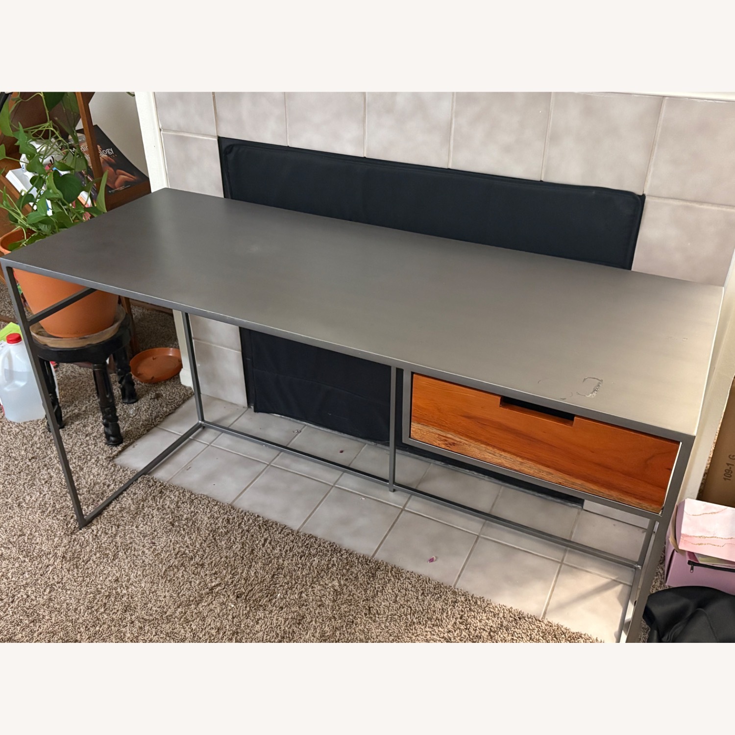 CB2 Metal Guapo Desk - image-1