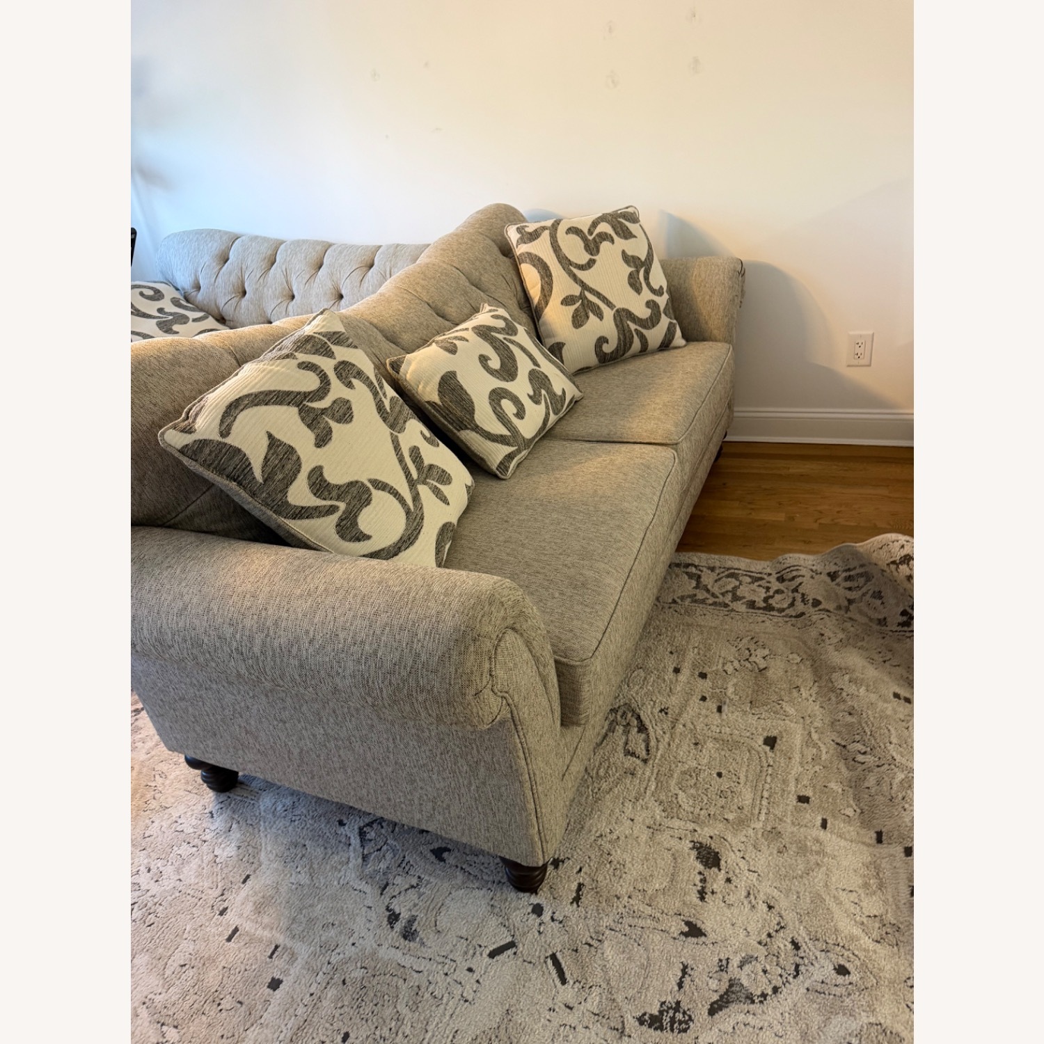 Bob's Discount Furniture Scarlett Beige Sofa - image-3