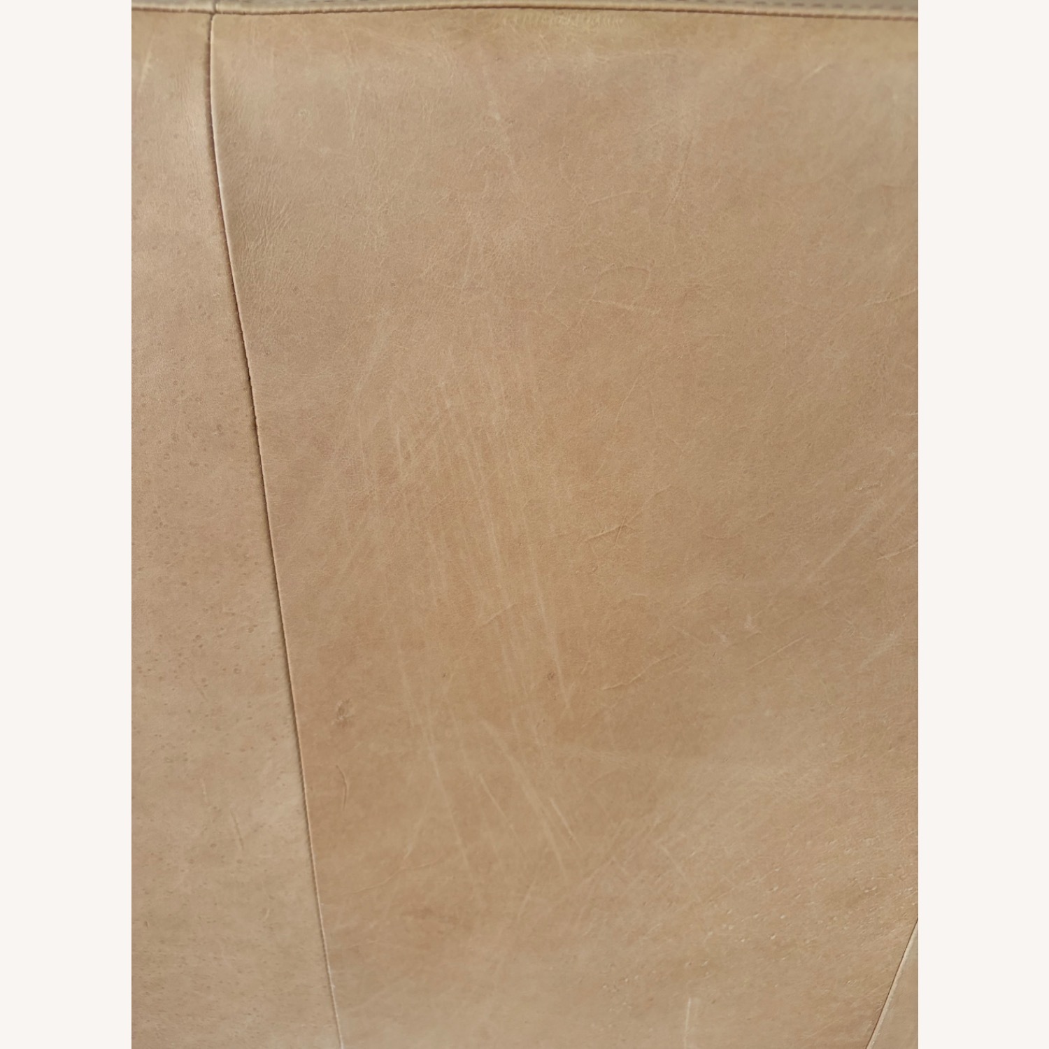 West Elm Hamilton Leather Sofa Tan Color - image-4