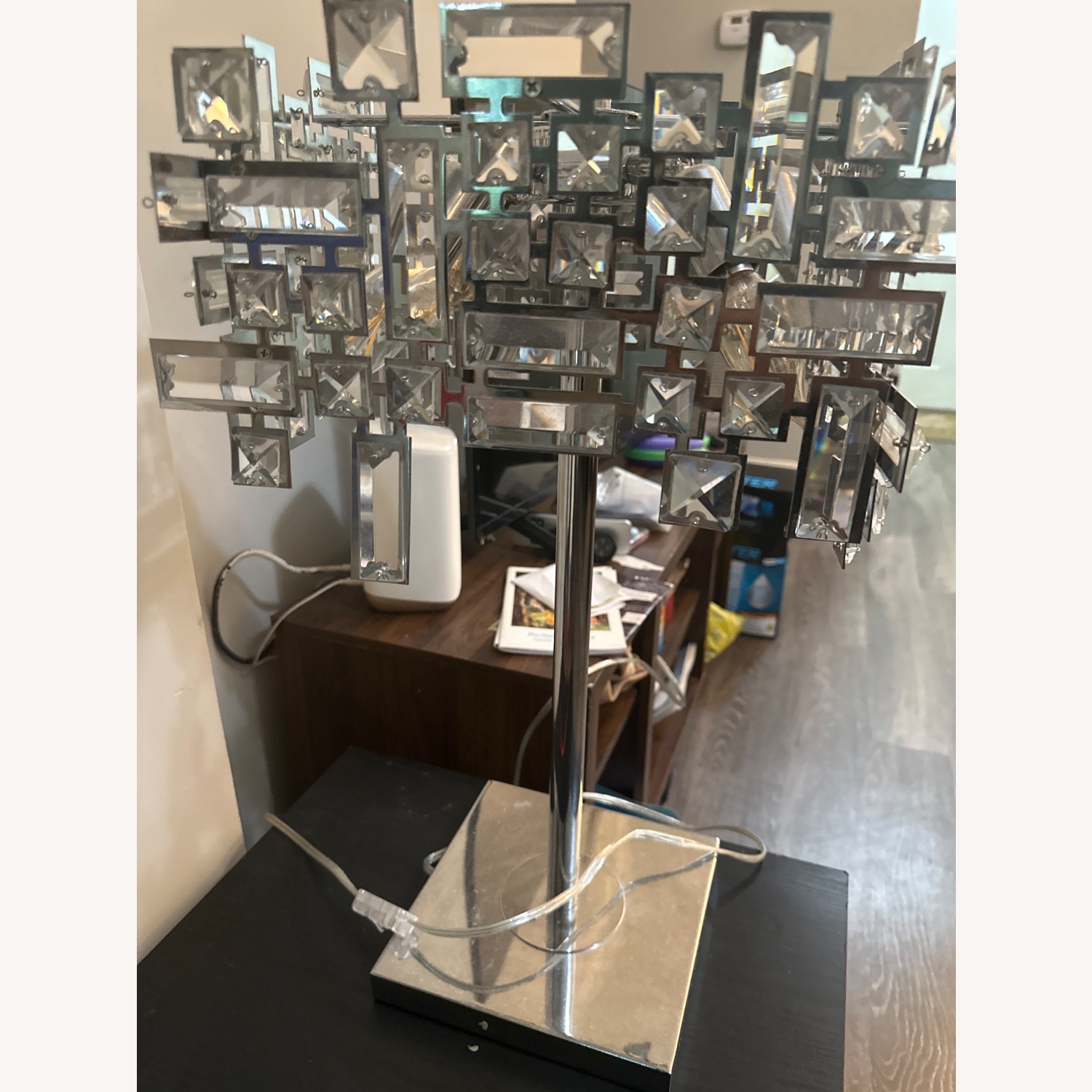 Rooms To Go Bradhurst Bay Silver Table Lamp - image-3