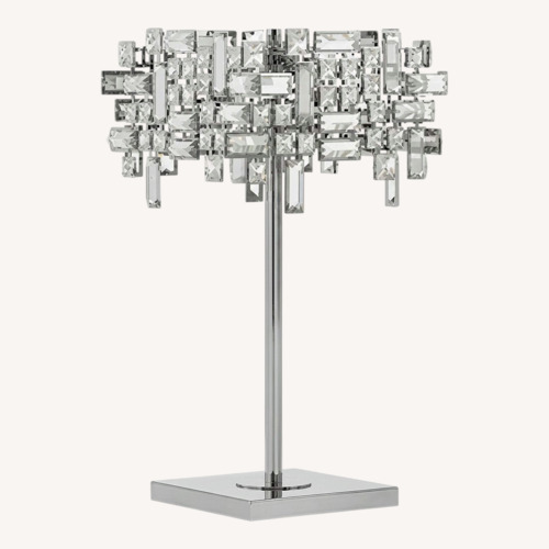 Used Rooms To Go Bradhurst Bay Silver Table Lamp for sale on AptDeco