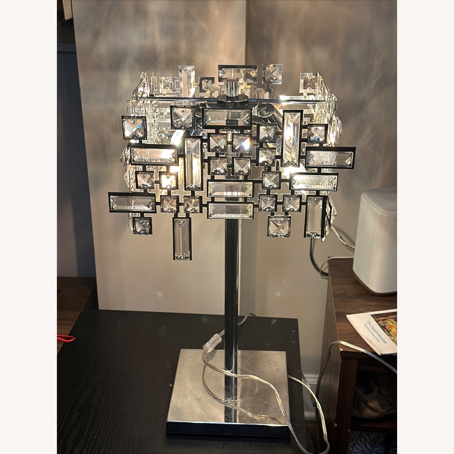 Rooms To Go Bradhurst Bay Silver Table Lamp - image-2