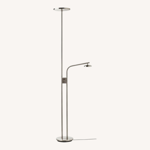 Used IKEA Natural Metal Floor Lamp for sale on AptDeco