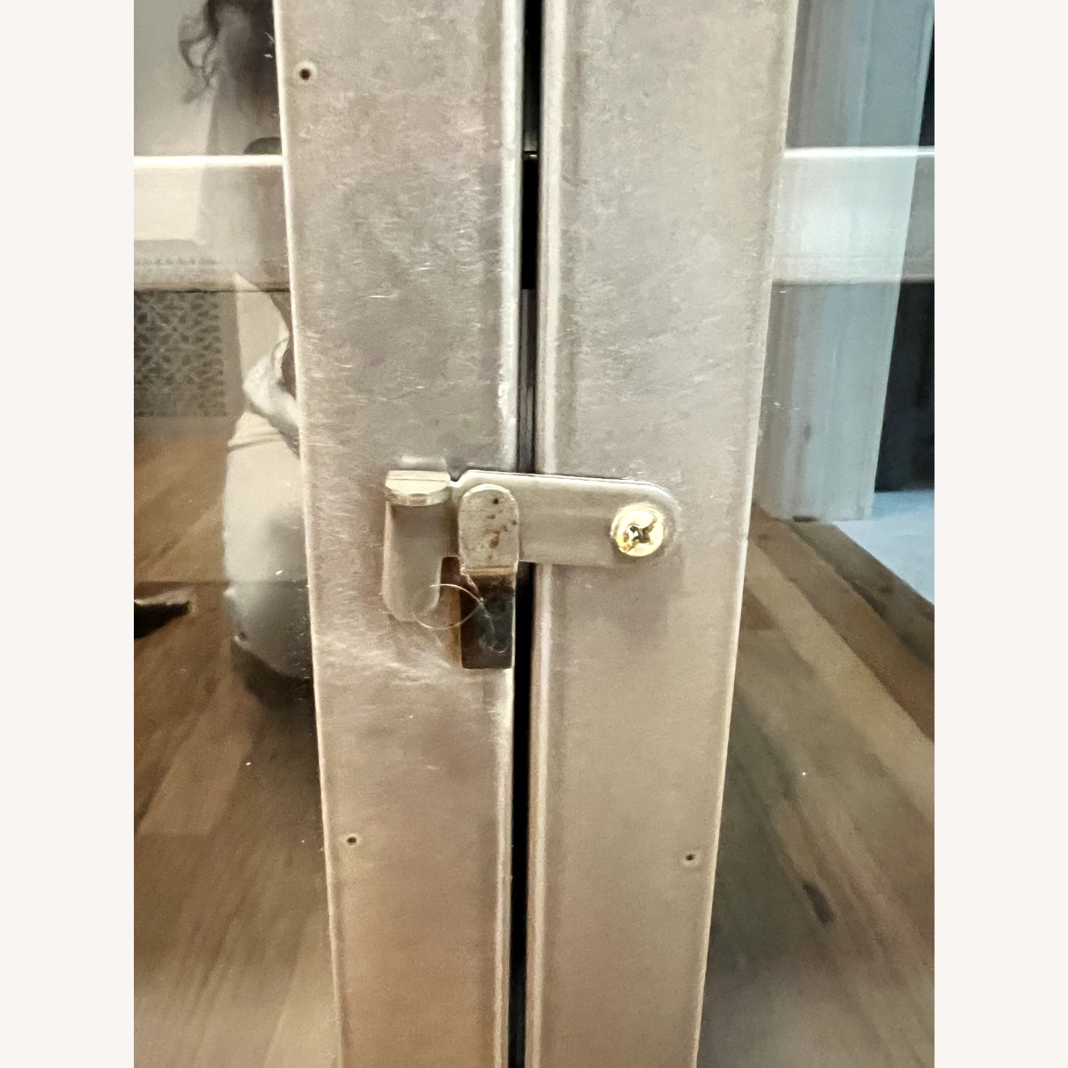 West Elm Silver Metal Media Storage - image-3