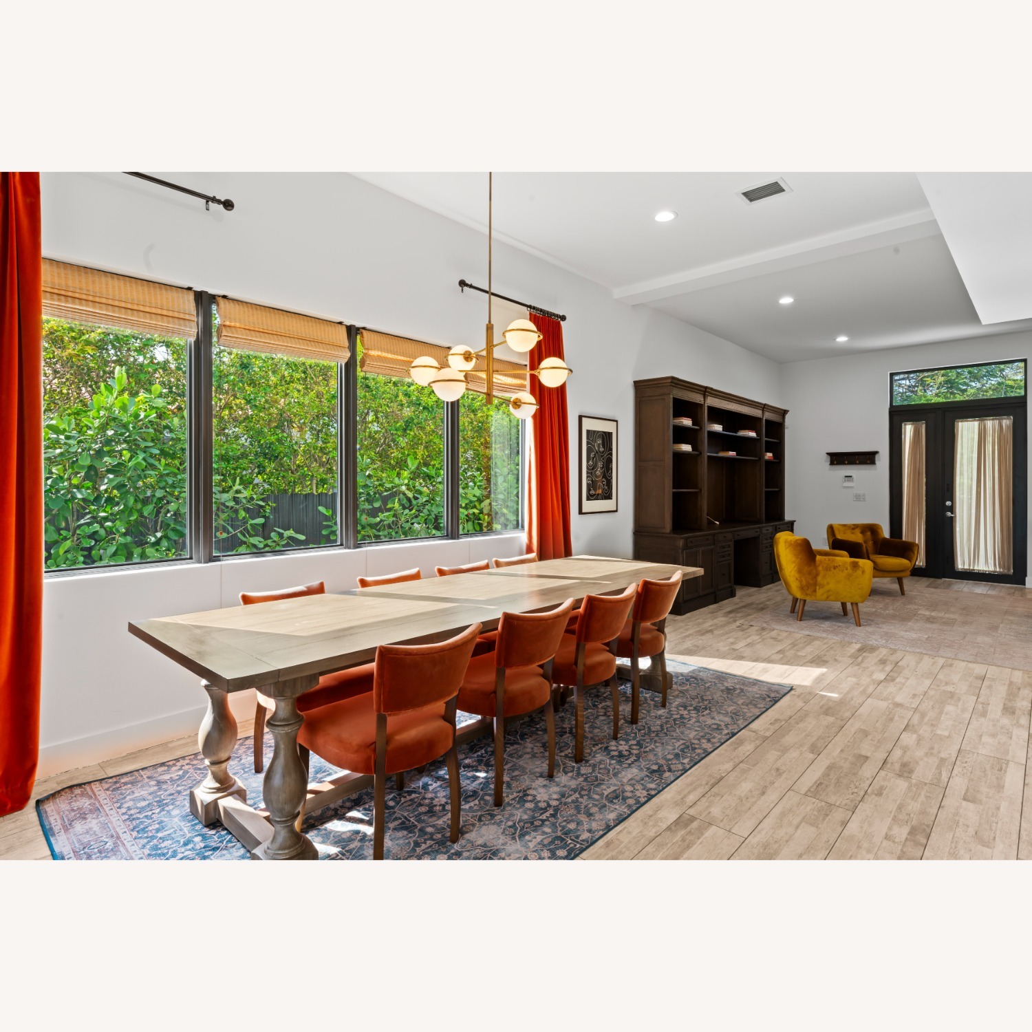 Restoration Hardware Natural Wood Dining Table - image-2