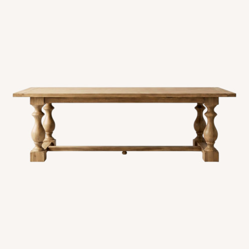 Used Restoration Hardware Natural Wood Dining Table for sale on AptDeco