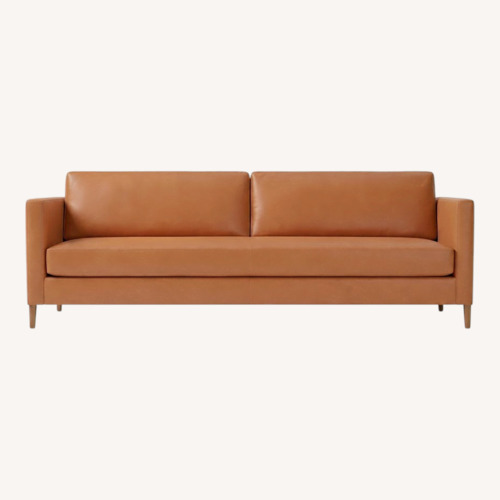 Used West Elm Harris Leather Sofa for sale on AptDeco