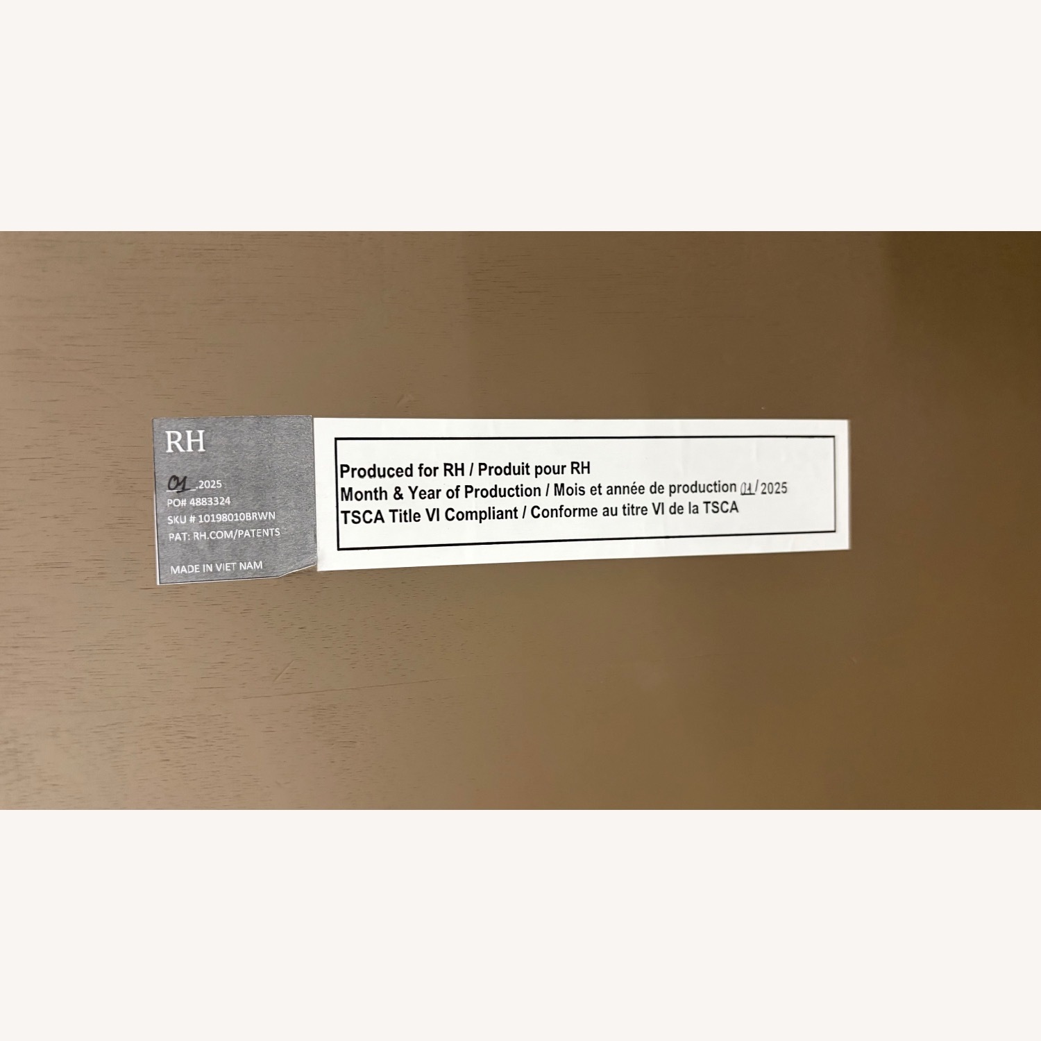 Restoration Hardware Genevieve Rectangular Side Table Floor Model - image-8