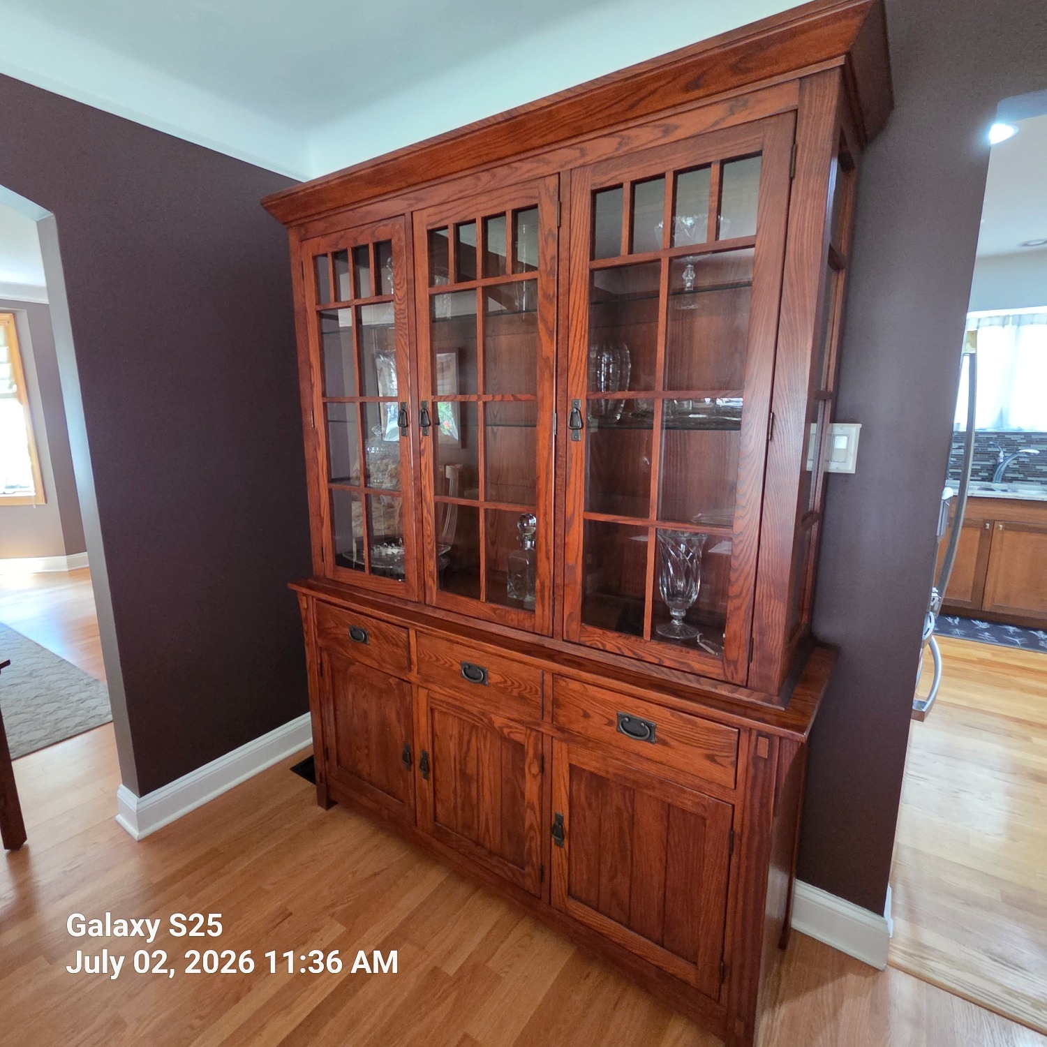 Nichols & Stone Mission Style China Cabinet - image-3