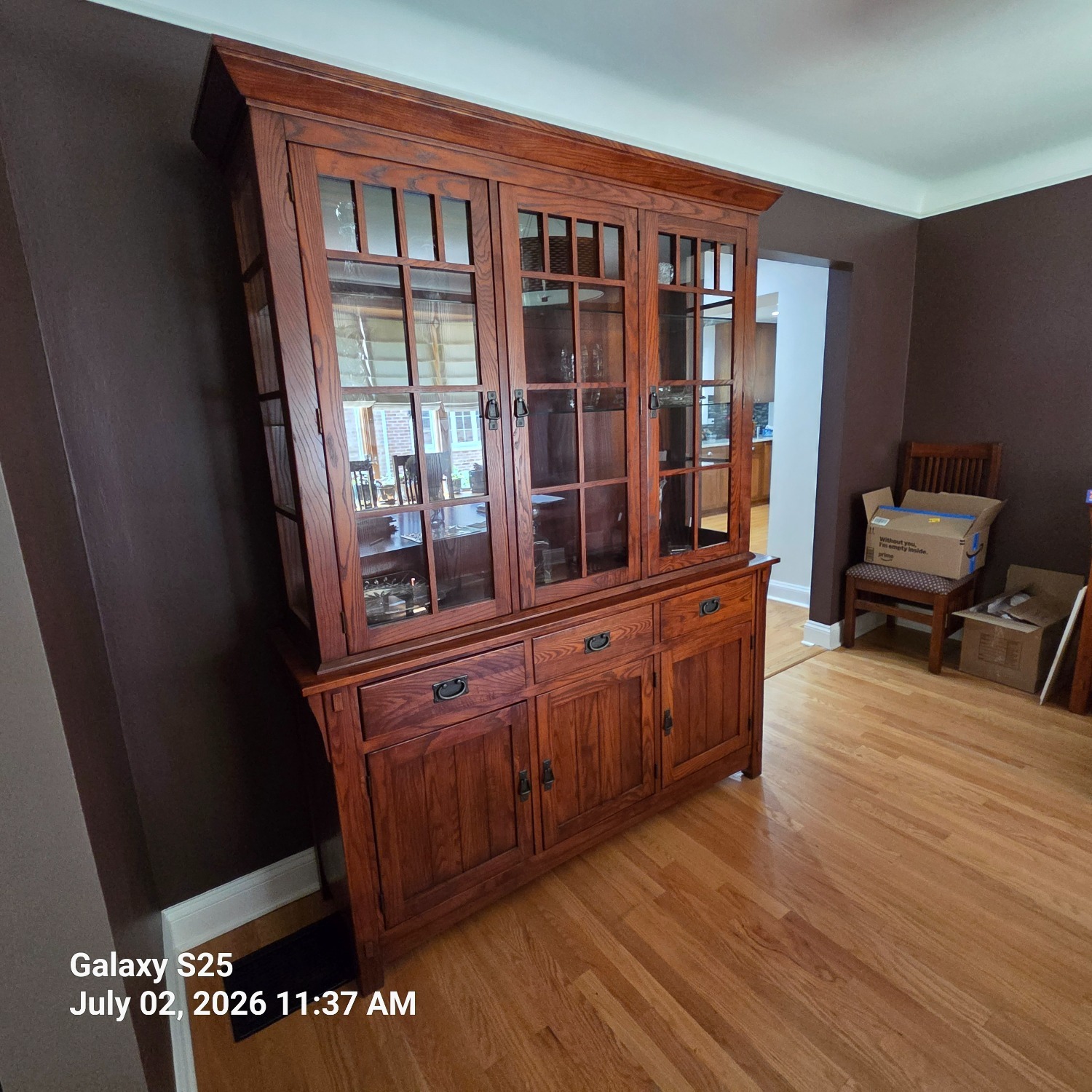 Nichols & Stone Mission Style China Cabinet - image-4