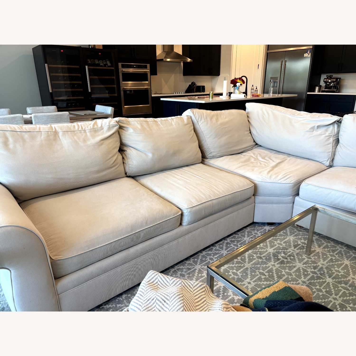 Pottery Barn Pearce Natural 2 Piece Sectional - image-3
