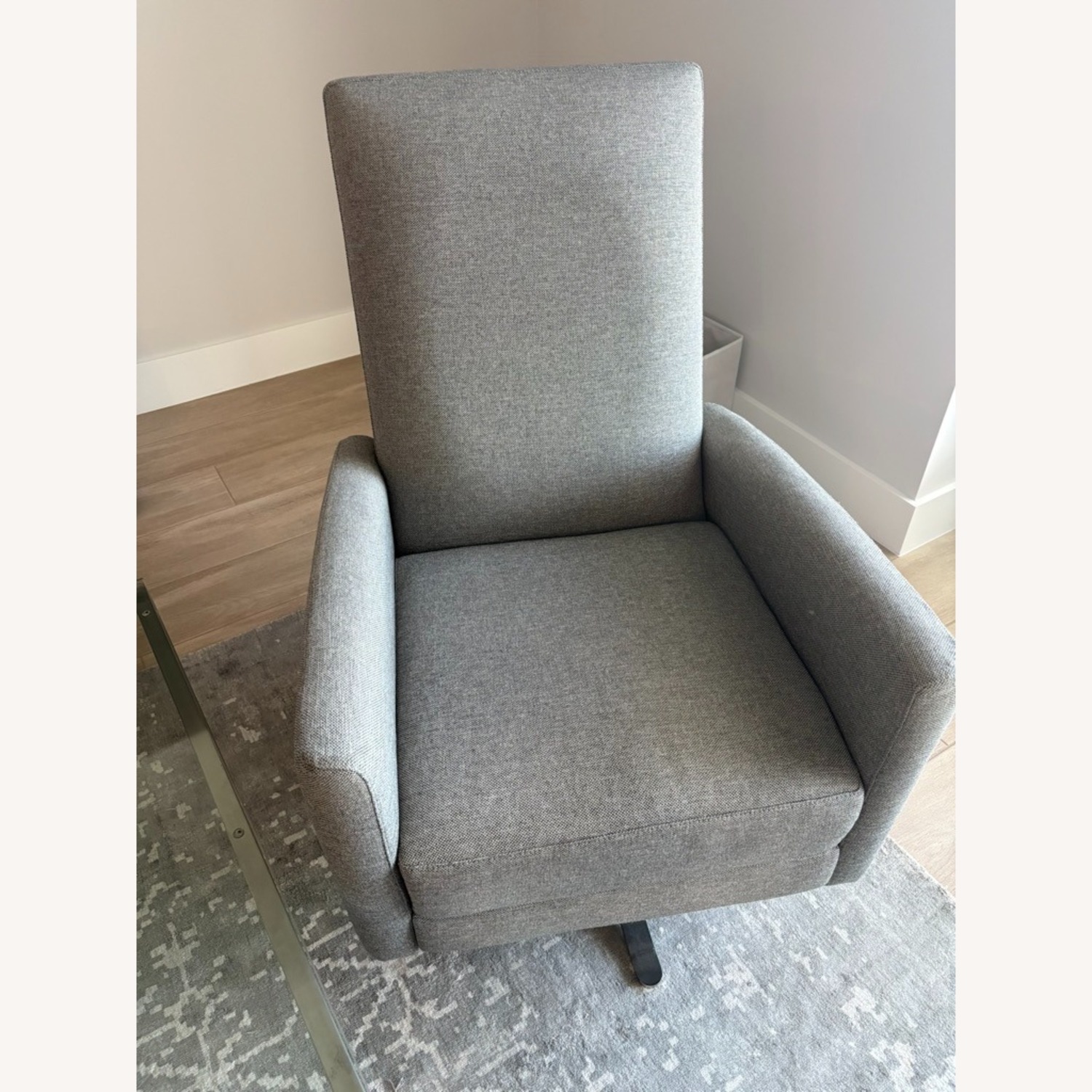 Room & Board Arlo Light Gray Fabric Recliner - image-3
