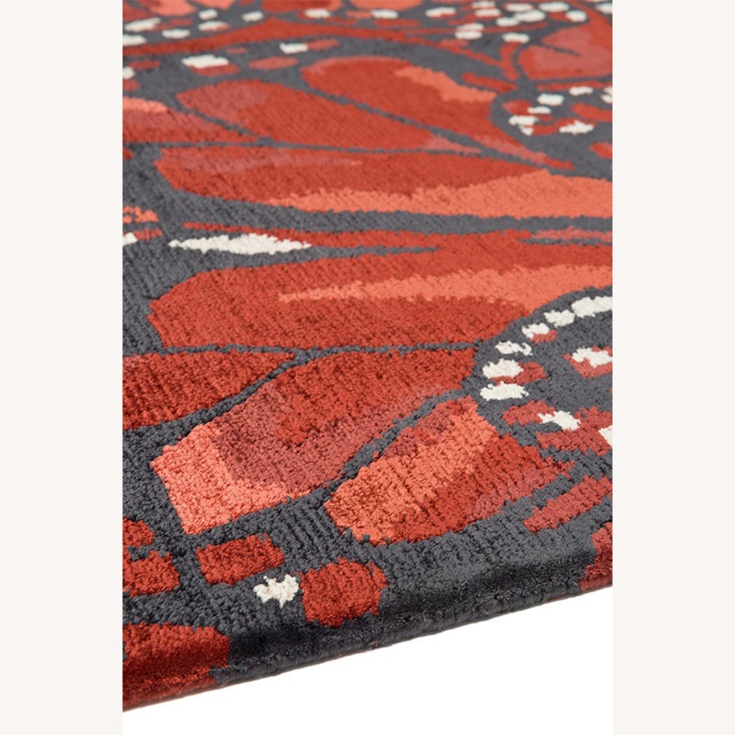 The Rug Company Monarch Red Silk Area Rug 6' x 9' - image-2