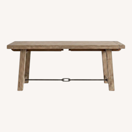 Used Pottery Barn Benchwright Table & Bench for sale on AptDeco