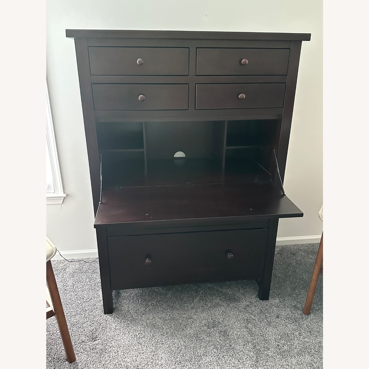 Pottery Barn Farm House Secretary Desk-Espresso - image-3