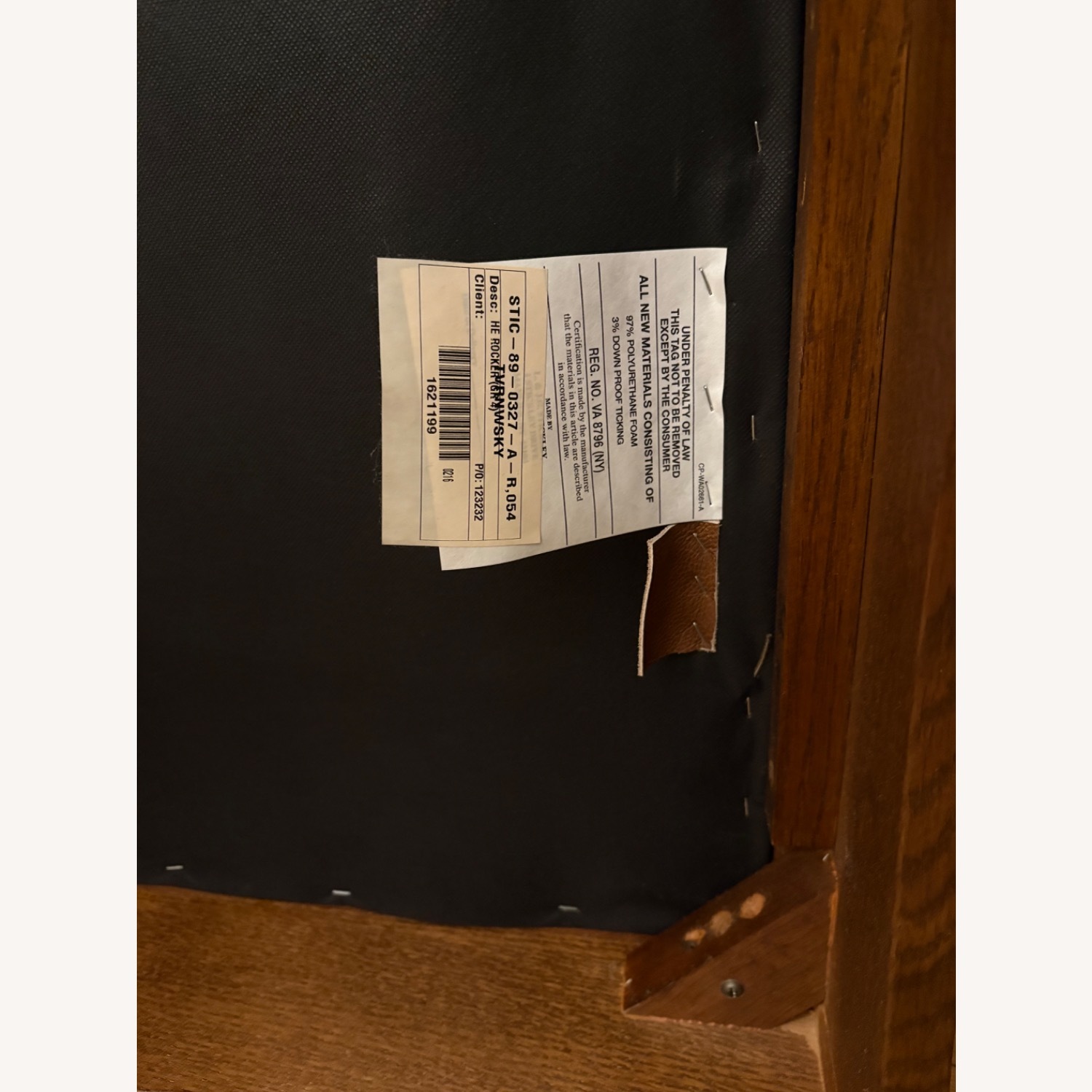 Stickley Harvey Ellis Rocking Chair W Inlay - image-7