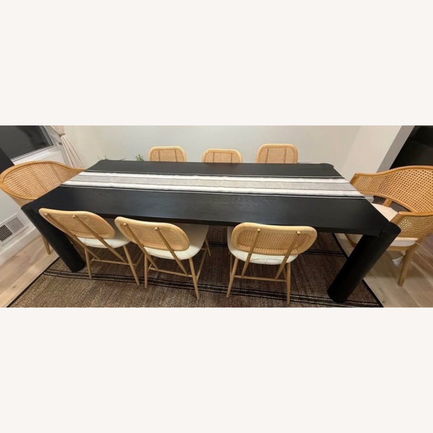 Moe's Home Collection Black Wood Dining Table - image-2