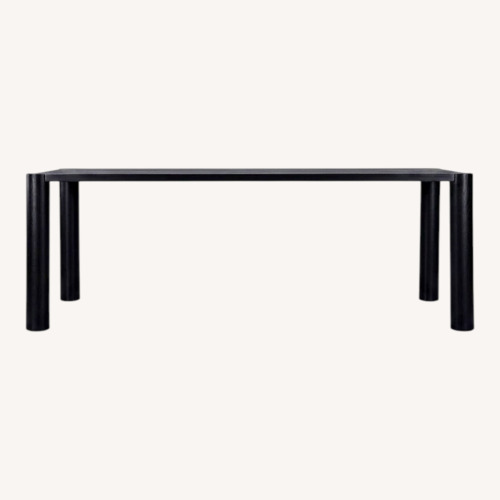 Used Moe's Home Collection Black Wood Dining Table for sale on AptDeco