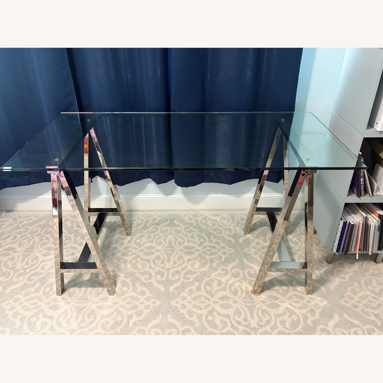 Contemporary Glass Desk - image-4