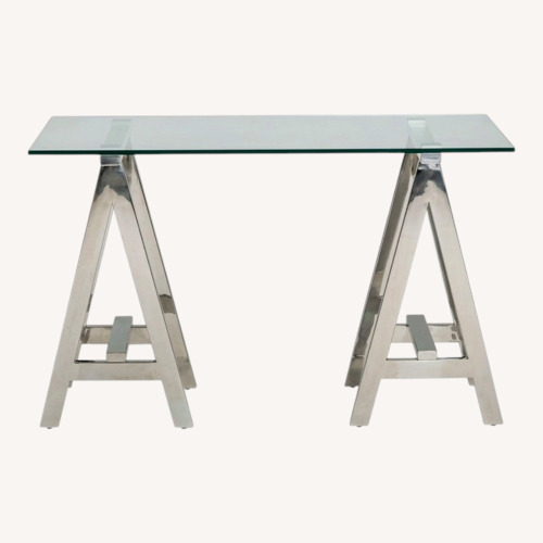 Used Contemporary Glass Desk for sale on AptDeco