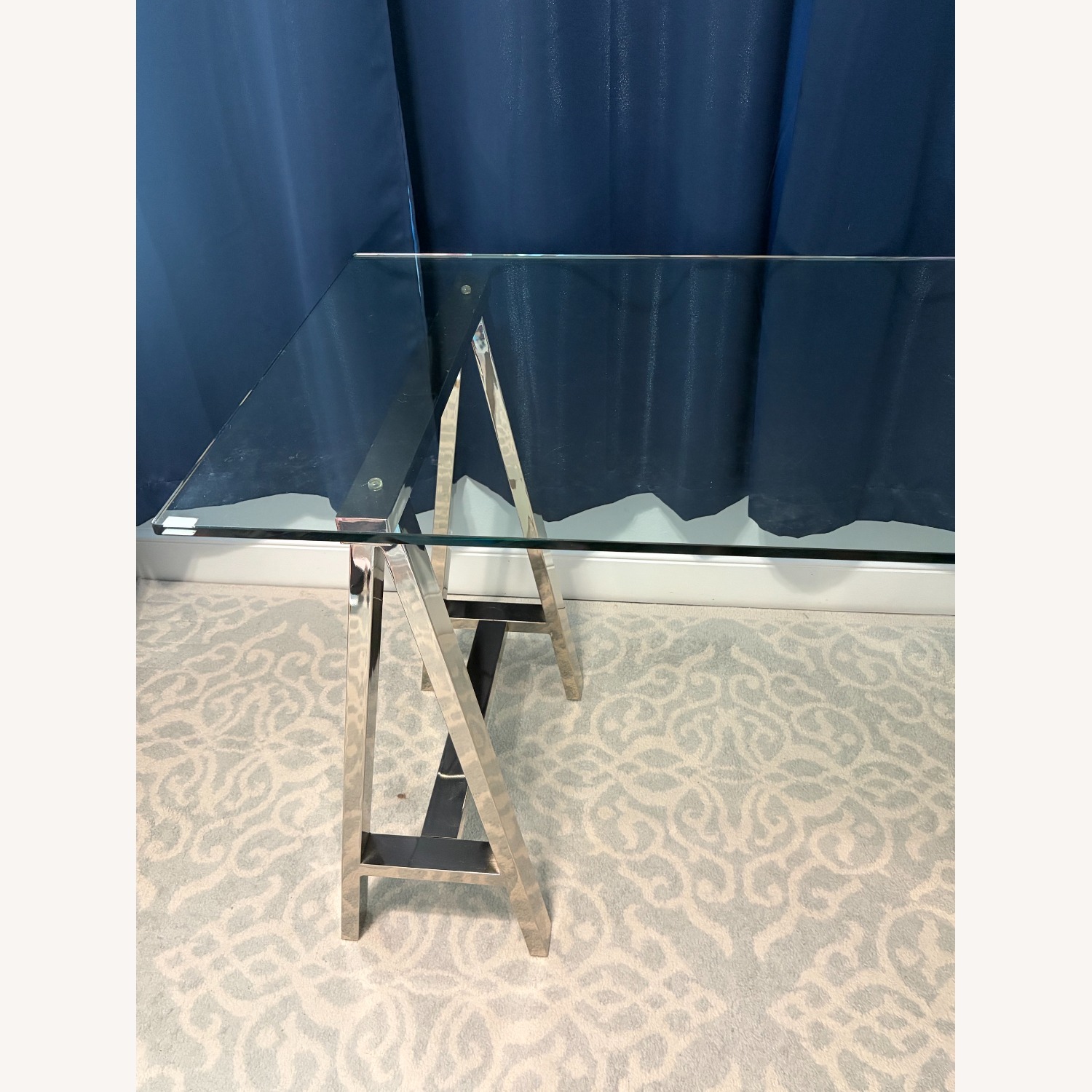Contemporary Glass Desk - image-2
