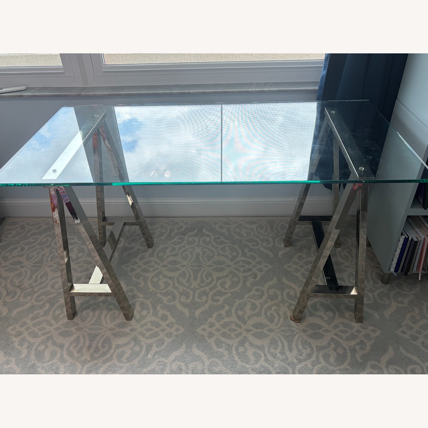 Contemporary Glass Desk - image-3
