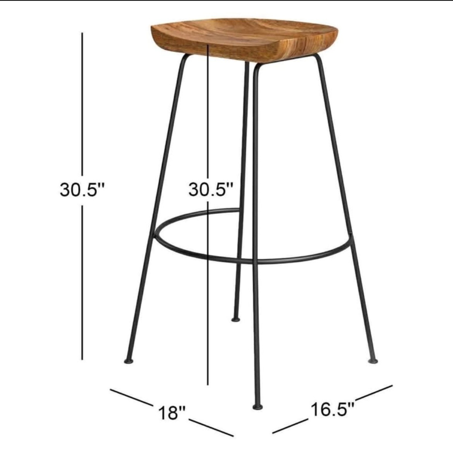 Wooden Sitting Barstools - image-3