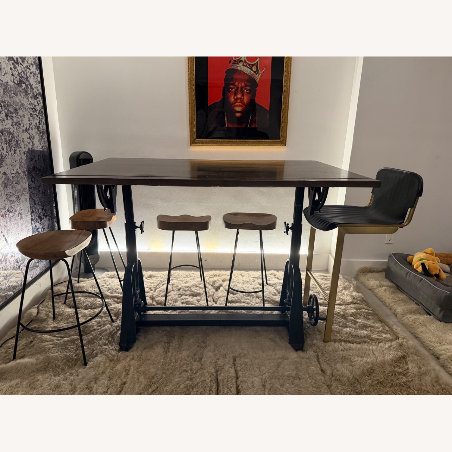 1910 American Adjustable Drafting Table - image-3