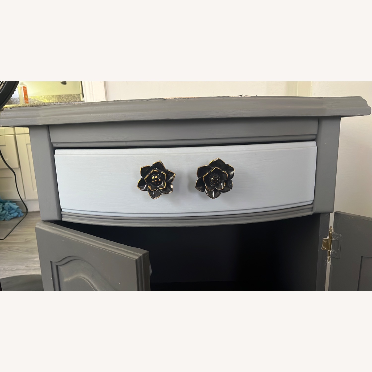 Vintage/Antique Wood Nightstands - image-4