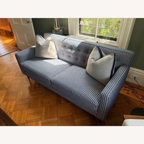 Used Room & Board Holmes Blue Fabric 2 Seater Sofa for sale on AptDeco