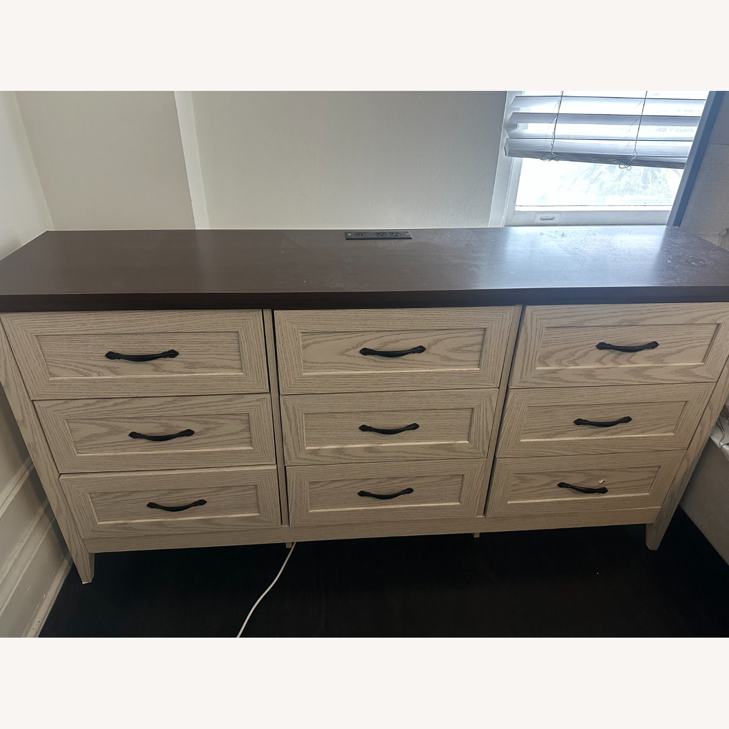 Amazon Light Brown Wood Dresser - image-1