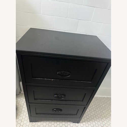 Used Amazon Black Wood Dresser for sale on AptDeco