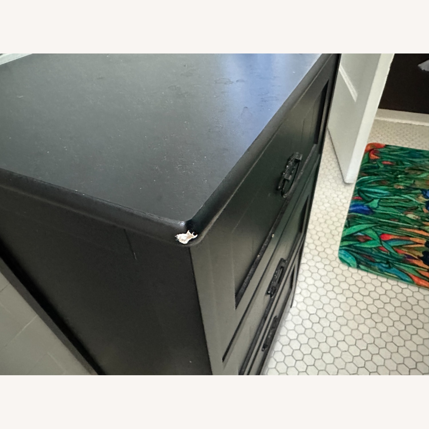 Amazon Black Wood Dresser - image-3