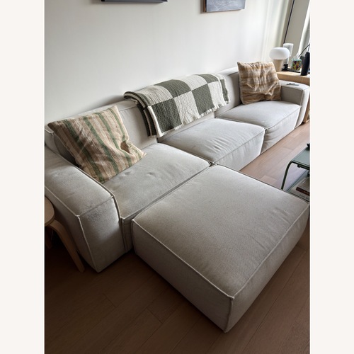 Used Castlery Jonathan Extended Modular Sofa W Ottoman for sale on AptDeco