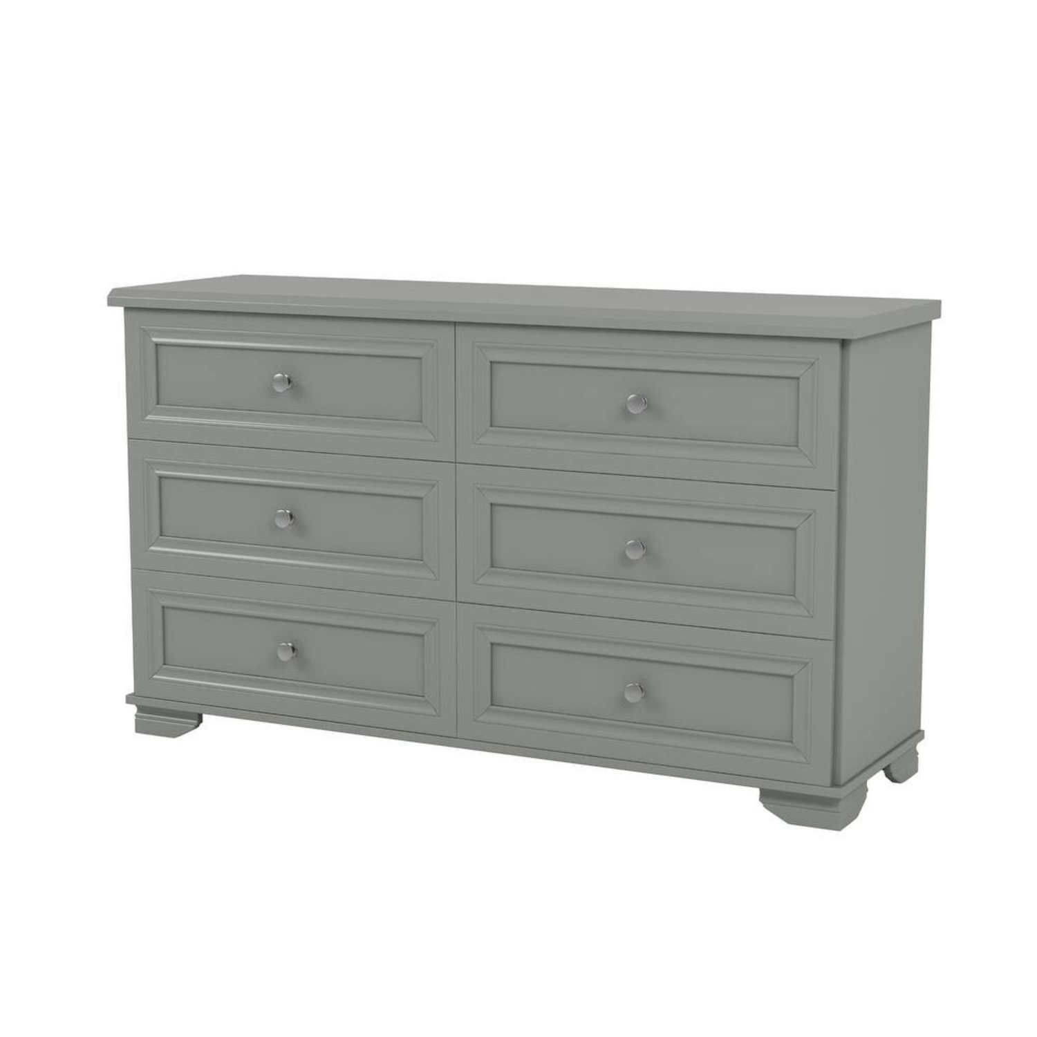 Alpine Furniture Light Gray Dresser - image-4