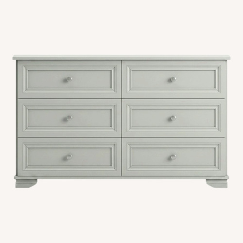 Used Alpine Furniture Light Gray Dresser for sale on AptDeco
