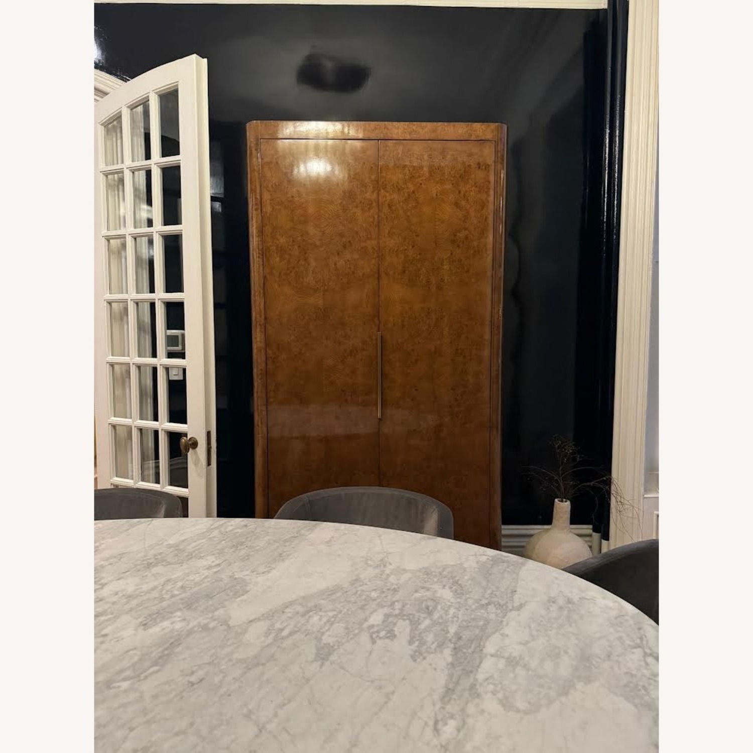 Restoration Hardware Bardot Burl Wood Cabinet - image-4