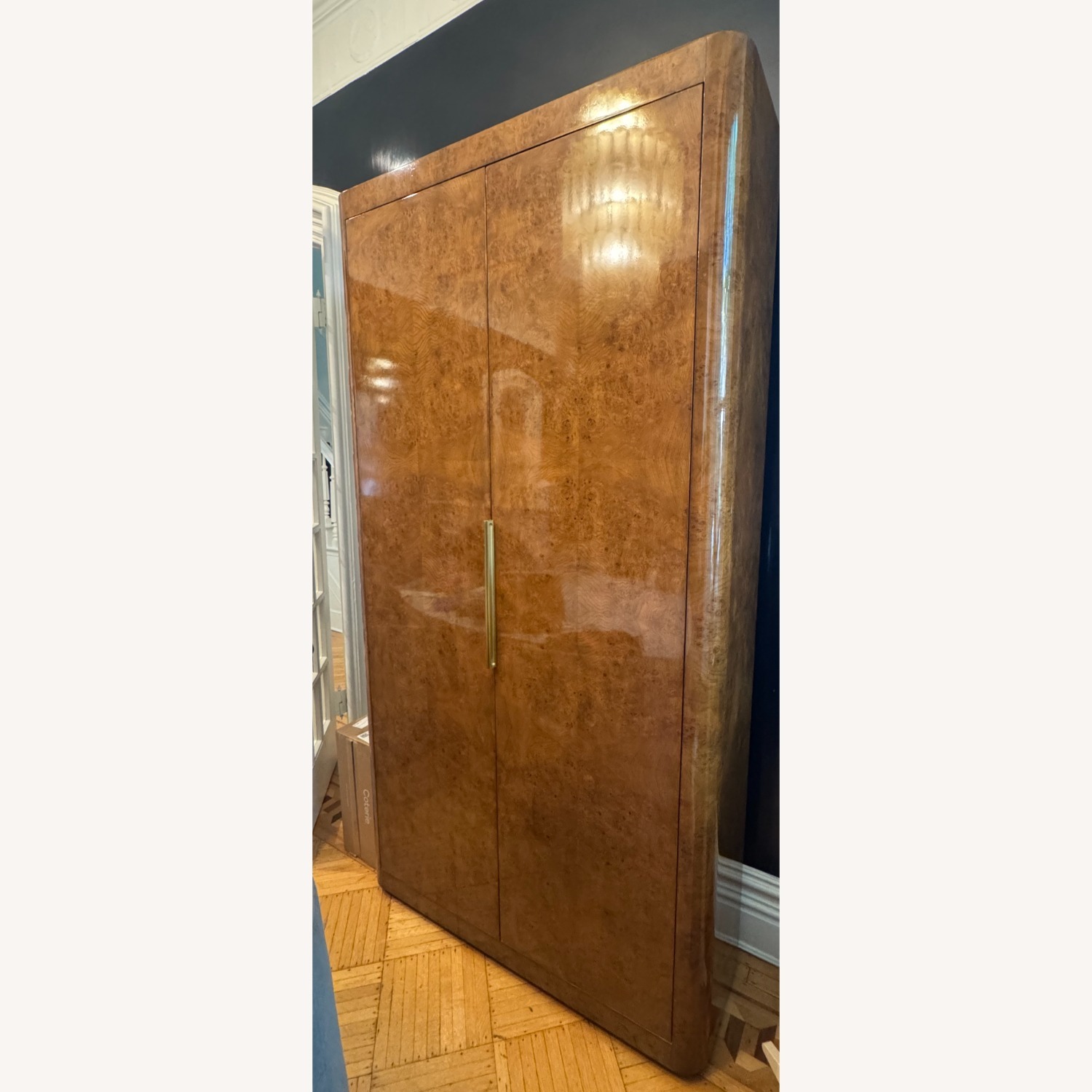 Restoration Hardware Bardot Burl Wood Cabinet - image-2