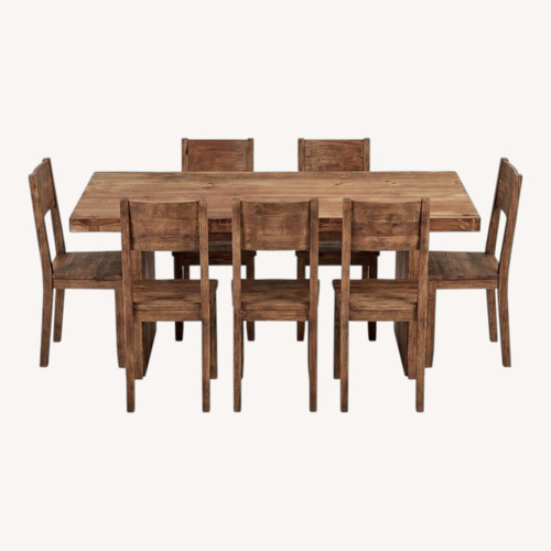 Used Macy’s Modern Wood Dining Room Set with BenchX for sale on AptDeco