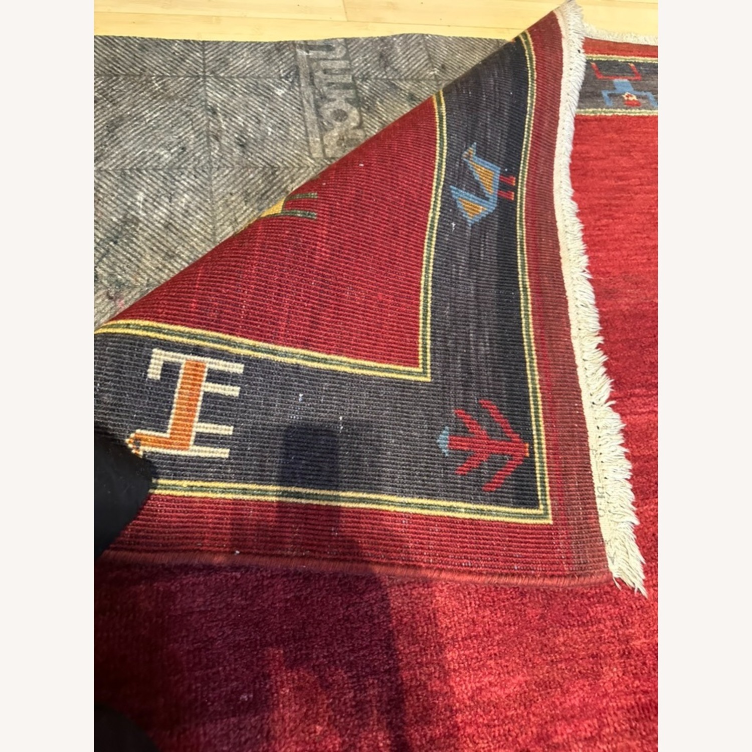 Persian Gabbeh Wool Area Rug 8' x 9' - image-13