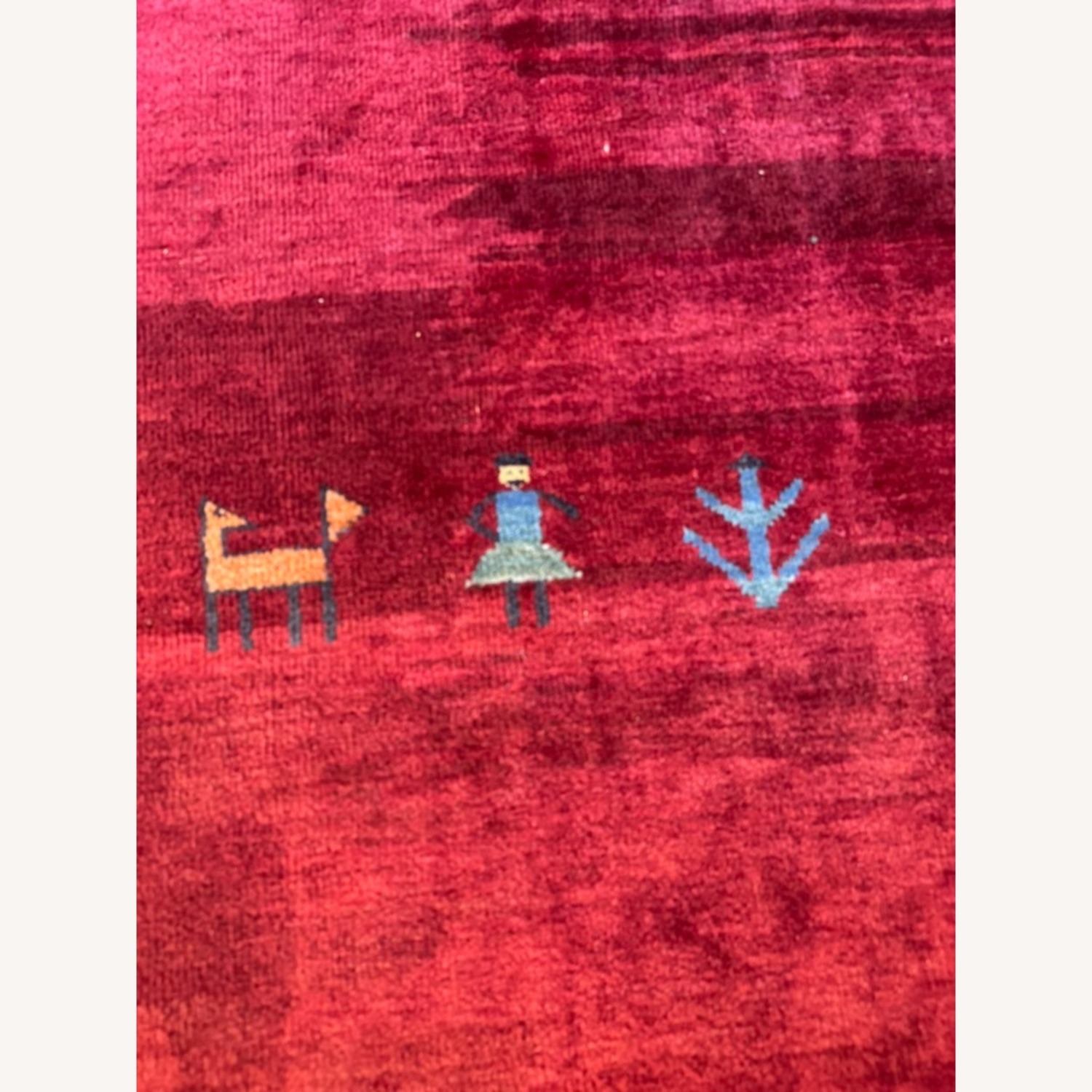 Persian Gabbeh Wool Area Rug 8' x 9' - image-6