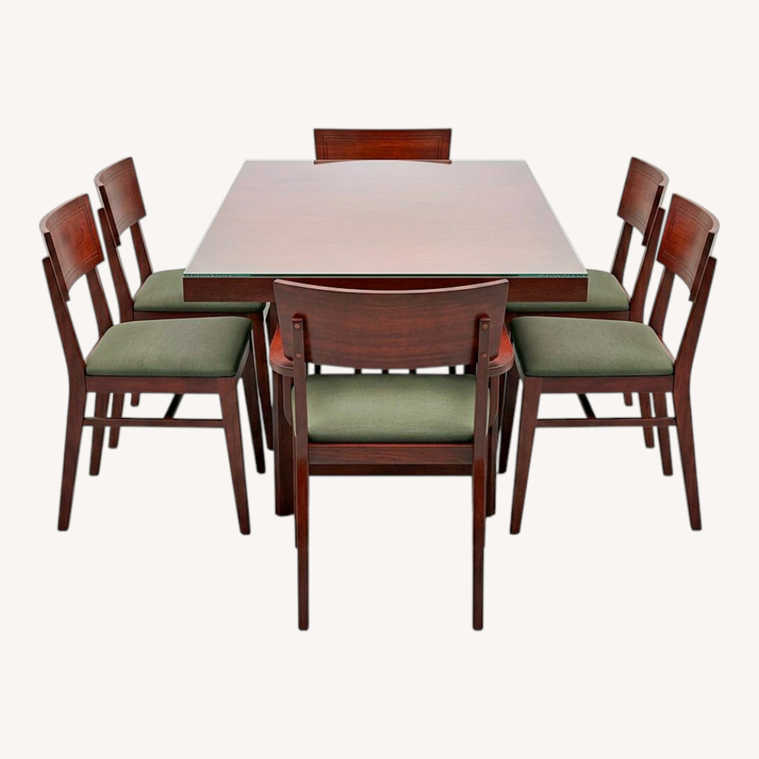 Dining Room Table With 6 Chairs - image-0