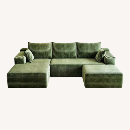 Used Green 3+ Piece Sectional for sale on AptDeco