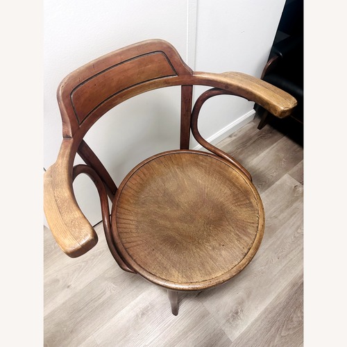 Used Thonet Dark Brown Wood Accent Chair for sale on AptDeco